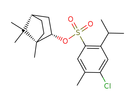 4-chloro-2-isopropyl-5-methyl-benzenesulfonic acid isobornyl ester