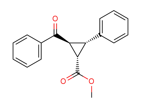 (+/-)-2c-phenyl-3t-benzoyl-cyclopropane-carboxylic acid-(1r)-methyl ester