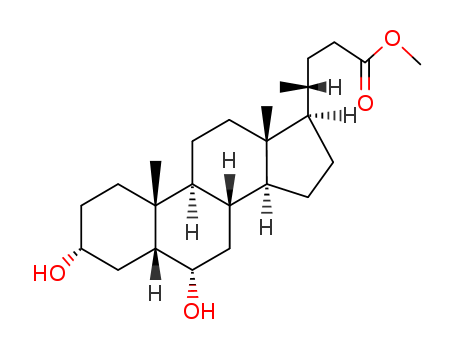 Cholan-24-oic acid,3,6-dihydroxy-, methyl ester, (3a,5b,6a)-