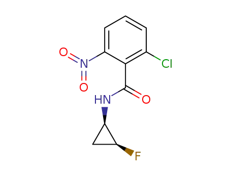 2-chloro-N-((1R,2S)-2-fluorocyclopropyl)-6-nitrobenzamide