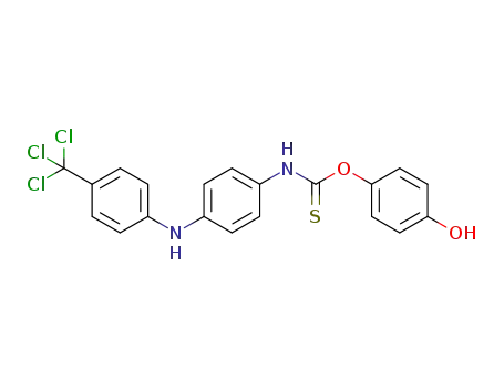 O-(4-hydroxyphenyl) (4-((4-(trichloromethyl)phenyl)amino)phenyl)carbamothioate