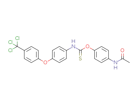 O-(4-acetamidophenyl) (4-(4-(trichloromethyl)phenoxy)phenyl)carbamothioate