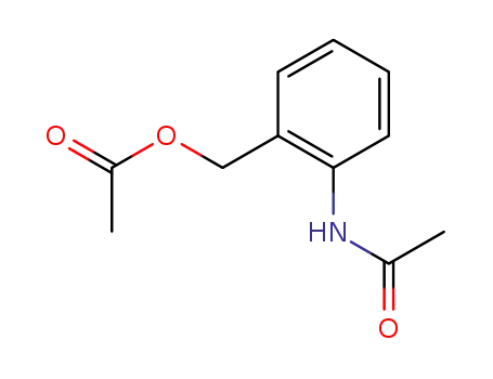 Molecular Structure of 83326-80-1 (Acetamide, N-[2-[(acetyloxy)methyl]phenyl]-)