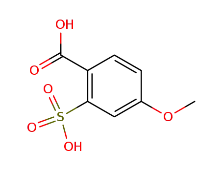 Benzoic acid, 4-methoxy-2-sulfo-