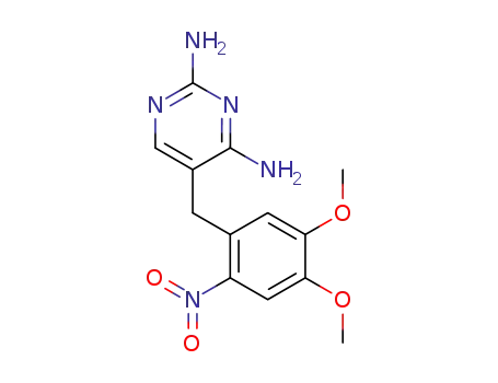 5-(4,5-dimethoxy-2-nitro-benzyl)-pyrimidine-2,4-diamine