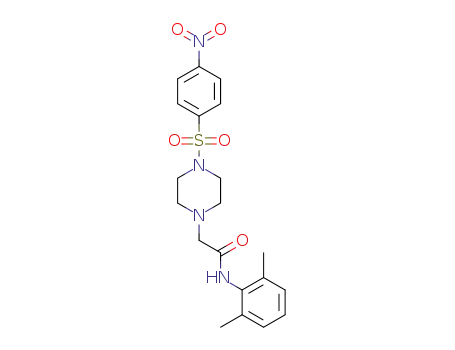 N-(2,6-dimethylphenyl)-2-(4-((4-nitrophenyl)sulfonyl)piperazin-1-yl)acetamide