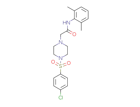 2-(4-((4-chlorophenyl)sulfonyl)piperazin-1-yl)-N-(2,6-dimethylphenyl)acetamide