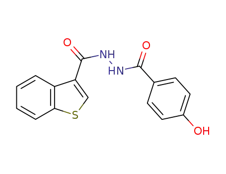 N'3-(4-hydroxybenzoyl)benzo[b]thiophene-3-carbohydrazide
