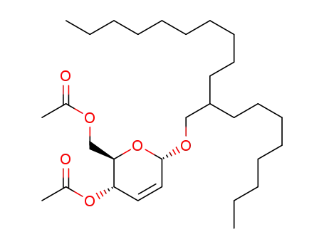 2-octyl-dodecan-1-yl 4,6-di-O-acetyl-2,3-dideoxy-α-D-erythro-hex-2-enopyranoside