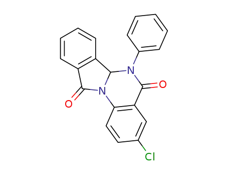 3-chloro-6-phenyl-6,6a-dihydroisoindolo[2,1-a] quinazoline-5,11-dione