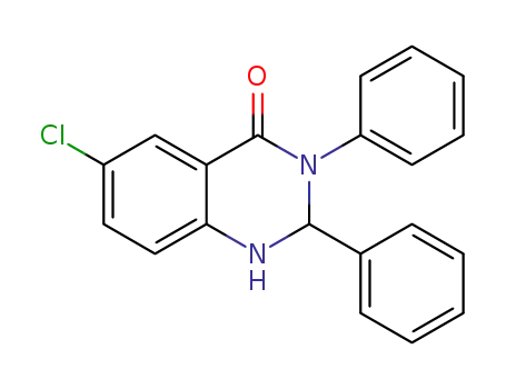 6-chloro-2,3-diphenyl-2,3-dihydroquinazolin-4(1H)-one