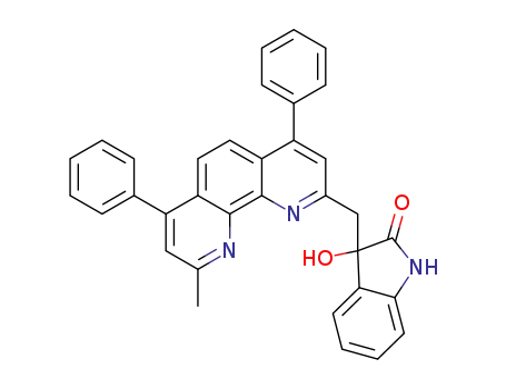 3-hydroxy-3-((9-methyl-4,7-diphenyl-1,10-phenanthrolin-2-yl)methyl)indolin-2-one