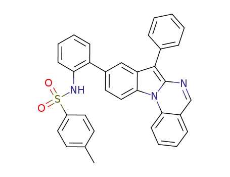 4-methyl-N-(2-(7-phenylindolo[1,2-a]quinazolin-9-yl)phenyl)benzenesulfonamide