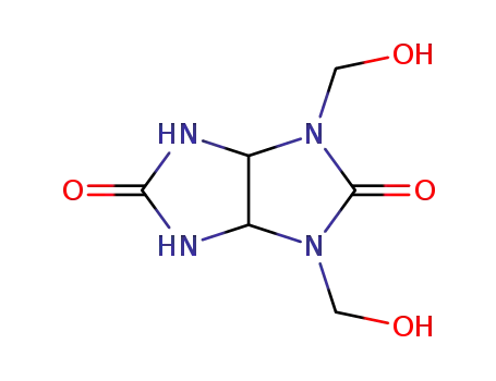 2,4-dimethylol-2,4,6,8-tetraazabicyclo[3.3.0]octane-3,7-dione