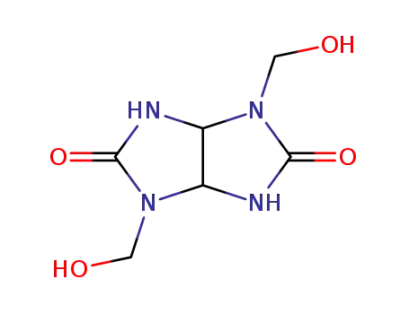2,6-dimethylol-2,4,6,8-tetraazabicyclo[3.3.0]octane-3,7-dione