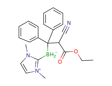 (2-cyano-3-ethoxy-3-oxo-1,1-diphenylpropyl)(1,3-dimethyl-1H-imidazol-3-ium-2-yl)dihydroborate