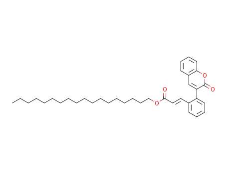 octadecyl (E)-3-(2-(2-oxo-2H-chromen-3-yl)phenyl)acrylate