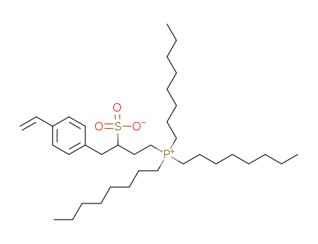 4-(trioctylphosphonio)-1-(4-vinylphenyl)butane-2-sulfonate
