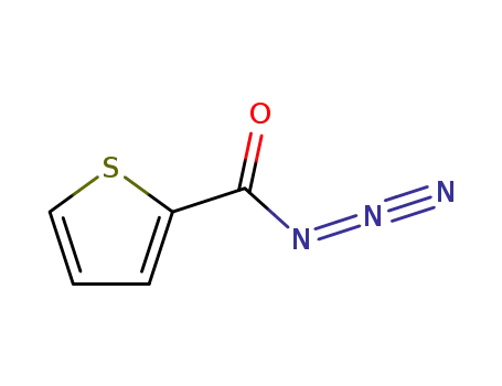 Molecular Structure of 2046-39-1 (1-(thiophen-2-ylcarbonyl)triaza-1,2-dien-2-ium)