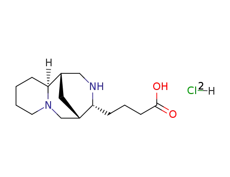 4-((1S)-(11at)-decahydro-1r,5c-methano-pyrido[1,2-a][1,5]diazocin-4t-yl)-butyric acid ; dihydrochloride