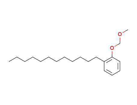 Molecular Structure of 130296-78-5 (Benzene, 1-dodecyl-2-(methoxymethoxy)-)