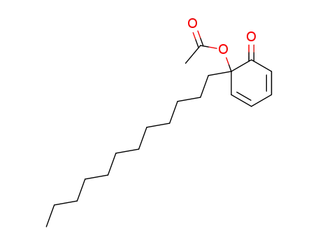 6-dodecyl-6-acetoxy-2,4-cyclohexadienone