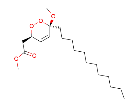 methyl (3R*,6R*)-6-dodecyl-3,6-dihydro-6-methoxy-1,2-dioxine-3-acetate