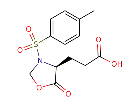 3-[(4S)-5-oxo-3-(toluene-4-sulfonyl)-oxazolidin-4-yl]-propionic acid