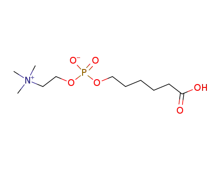 Molecular Structure of 73839-24-4 (6-(O-Phosphorylcholine)hydroxyhexanoic Acid)