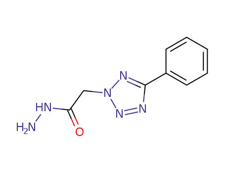 Molecular Structure of 67037-01-8 ((5-PHENYL-TETRAZOL-2-YL)-ACETIC ACID HYDRAZIDE)