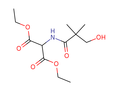 Propanedioic acid, [(3-hydroxy-2,2-dimethyl-1-oxopropyl)amino]-,  diethyl ester
