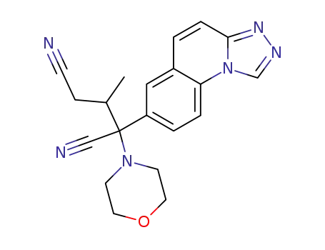 7-(1,3-dicyano-2-methyl-1-morpholinopropyl)-1,2,4-triazolo<4,3-a>quinoline