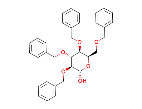 (2S,3S,4R,5S,6R)-3,4,5-Tris-benzyloxy-6-benzyloxymethyl-tetrahydro-pyran-2-ol