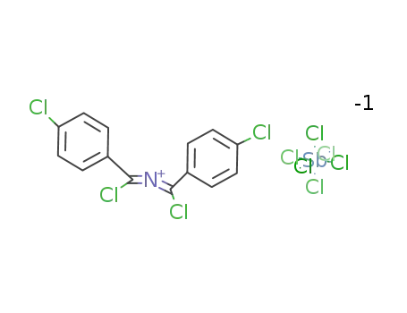 1,3-dichloro-1,3-bis(4-chlorophenyl)-2-azoniaallene hexachloroantimonate