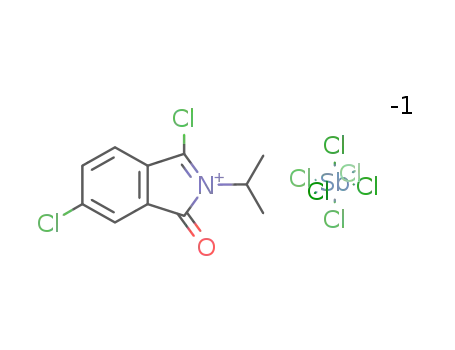 3,6-dichloro-2-isopropyl-1-oxoisoindolium hexachloroantimonate