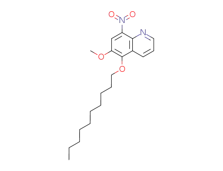 5-decoxy-6-methoxy-8-nitroquinoline