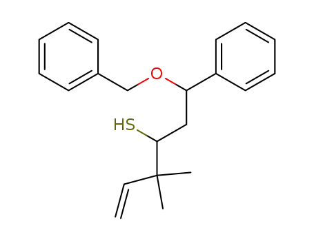 1-(benzyloxy)-4,4-dimethyl-1-phenyl-5-hexane-3-thiol