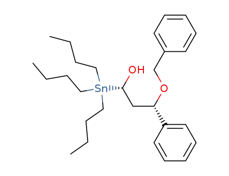 syn-3-(benzyloxy)-3-phenyl-1-(tributylstannyl)-1-propanol