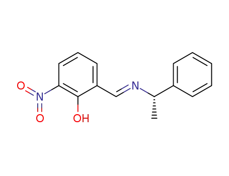 2-Nitro-6-{[(E)-(S)-1-phenyl-ethylimino]-methyl}-phenol