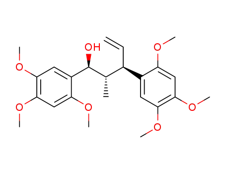 (1R*,2R*,3S*)-1,3-bis(2',4',5'-trimethoxyphenyl)-2-methylpent-4-en-1-ol