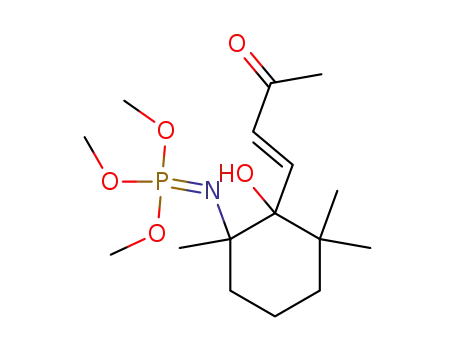 6-Hydroxy-5-(trimethoxyphosphoranylidenamino)-5,6-dihydro-β-ionon