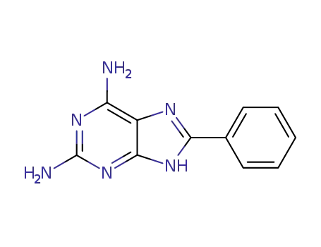 Molecular Structure of 26216-55-7 (8-phenyl-5H-purine-2,6-diamine)