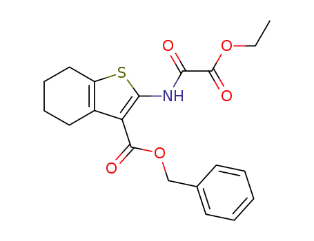 2-(Ethoxyoxalyl-amino)-4,5,6,7-tetrahydro-benzo[b]thiophene-3-carboxylic acid benzyl ester