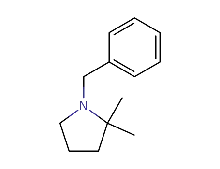 Molecular Structure of 220024-87-3 (Pyrrolidine, 2,2-dimethyl-1-(phenylmethyl)-)