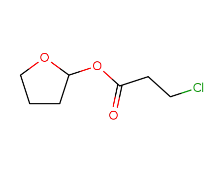3-Chloro-propionic acid tetrahydro-furan-2-yl ester