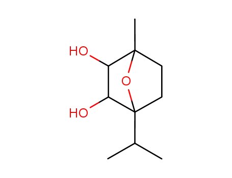 Molecular Structure of 6790-83-6 (7-Oxabicyclo[2.2.1]heptane-2,3-diol,1-methyl-4-(1-methylethyl)-, (1R,2R,3S,4R)-rel-)
