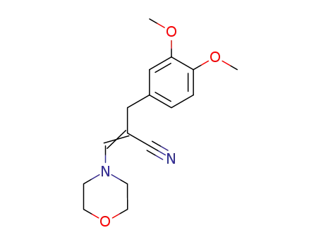 2-(3,4-dimethoxy-benzyl)-3-morpholin-4-yl-acrylonitrile