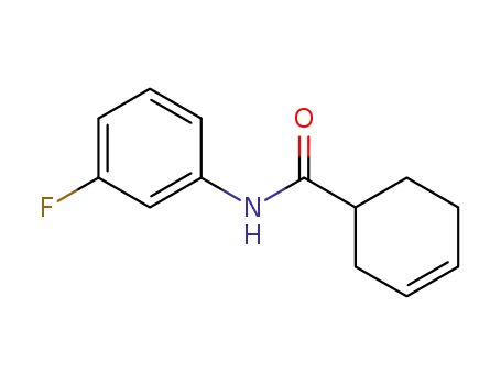 cyclohex-3-enecarboxylic acid (3-fluoro-phenyl)-amide