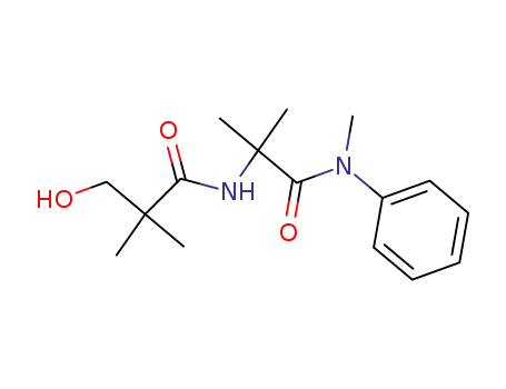 3-hydroxy-2,2-dimethyl-N-[1-methyl-1-(N-methyl-N-phenylcarbamoyl)ethyl]propanamide