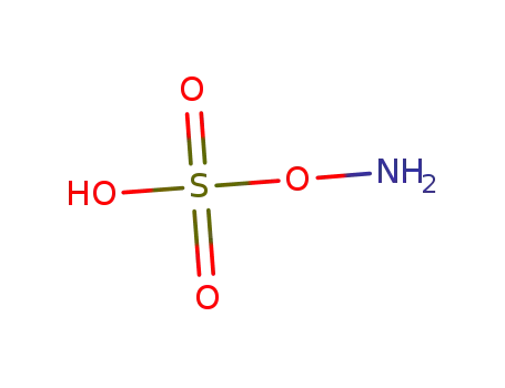 Molecular Structure of 2950-43-8 (Hydroxylamine-O-sulfonic acid)